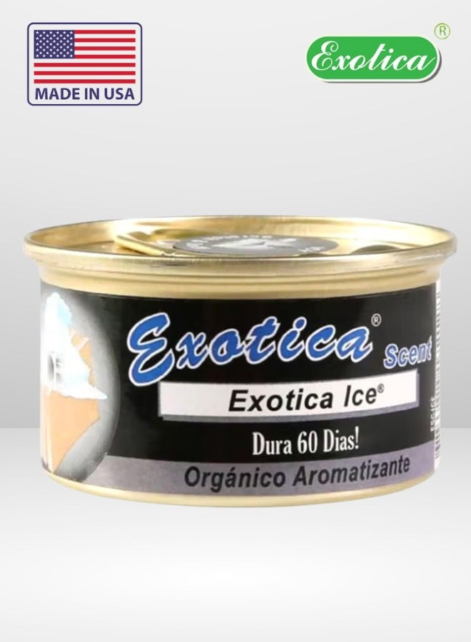 EXOTICA American Air Freshener Organic Scent Fragrance for Car (ICE)