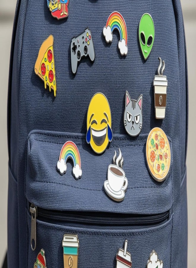 Funiverse Bulk 25 Pack Crying LOL Laugh Out Loud Emoji Lapel Pins - Funny Enamel Pins for Employee Recognition, Student Rewards, Backpacks & Hats - Image 3