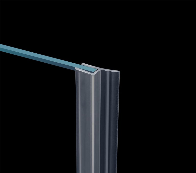 Dalrun Flexible Shower Door Side Seal Strip 100 Inch Shower Door Side Sweep for 3/8" Framelss Glass Door - Image 3