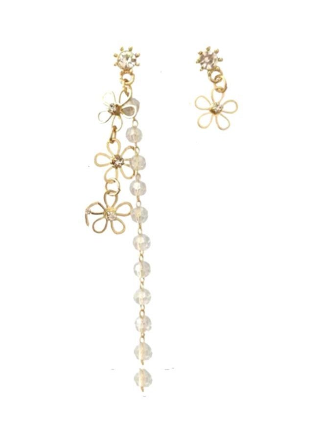 NIBEMINENT - Flower Designed Dangle Earrings - Image 1