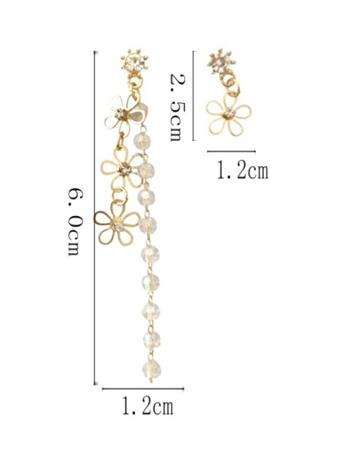 NIBEMINENT - Flower Designed Dangle Earrings - Image 1