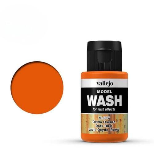 Vallejo - Wash FX | Dark Rust 35 ml. (1.18 fl.oz.) | Designed for Rust Effects | Visual Realism for your Projects | Brush or Airbrush Use - Image 4
