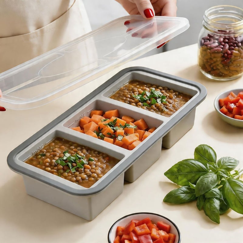 TaIYanG Food-Grade Silicone Freshness Box, Freezer-Friendly Storage Container with Lid - Image 3