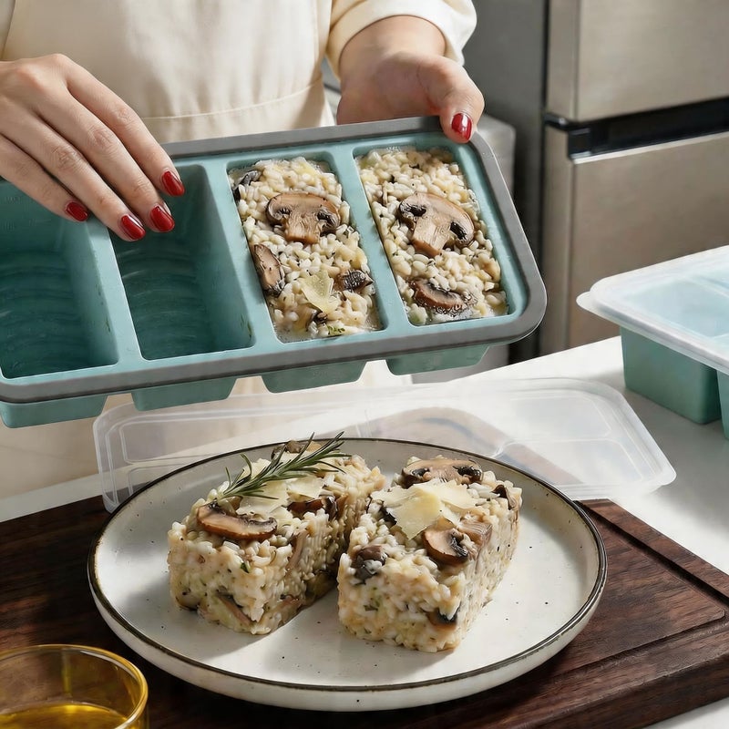 TaIYanG Food-Grade Silicone Freshness Box, Freezer-Friendly Storage Container with Lid - Image 2