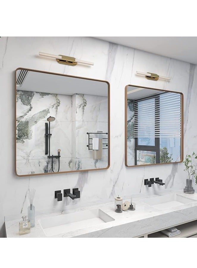 Bathroom Mirror Full Length Mirror Wall Mounted Mirror Makeup Mirror Dressing Mirror Frame Mirror for Bathroom Living Room Bedroom (70*70CM） - Image 3