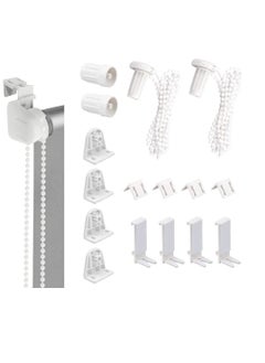 Y&D Roller Blind Spares, Spares with Bracket and Bead Chain, Curtain Accessories for Rods Roller, Brackets, Long Service Life, 17 mm  - Image 1