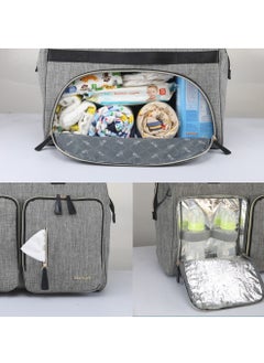 Gabrielle Mom Dad Xl Travel Diaper Bag With Diaper Changing Mat - Grey - pzsku/Z5E2E409A38E48C438B4CZ/45/_/1723200829/a897325c-3069-44e1-9fc4-a2a38bfffb60