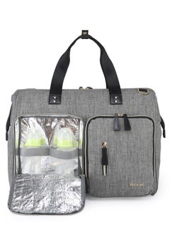 Gabrielle Mom Dad Xl Travel Diaper Bag With Diaper Changing Mat - Grey - pzsku/Z5E2E409A38E48C438B4CZ/45/_/1723200831/66bf8a00-10f7-4fde-a48b-0e8fa37fb4db