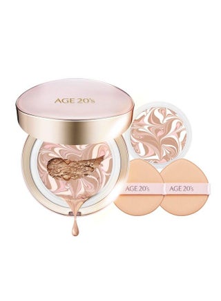 AGE 20’s Signature Essence Sunscreen BB & CC Cream SPF 50+ Moisture Foundation Cushion Pact + Refill 21 Light Beige (049oz x 2ea) - pzsku/Z5E2E46BCB470D03088E9Z/45/_/1678702514/98534f4f-418b-4325-9e6b-df16626778d8