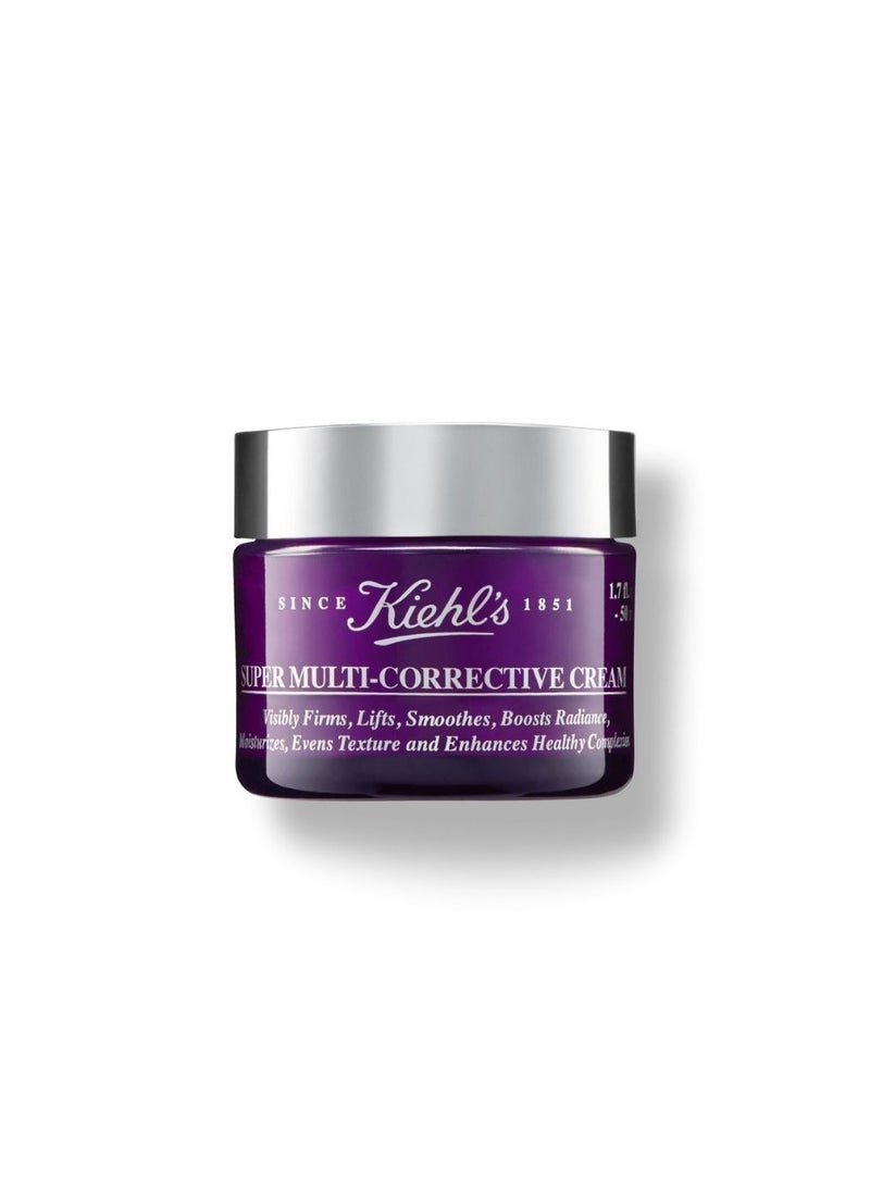 Kiehl's - Set of Kiehl's Super Multi-Corrective Cream 50ml, Powerful-Strength Line-Reducing Concentrate 50ml, Retinol Skin-Renewing Daily Micro-Dose Serum 50ml - Image 1