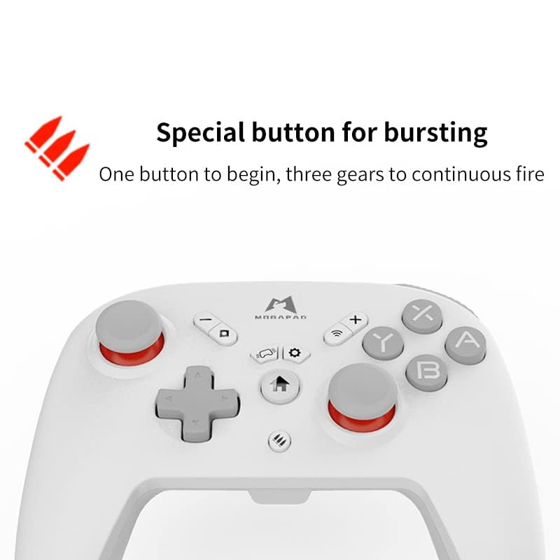 Mobapad M073 Controller for Switch, Remote Gamepad Joystick with Nfc, Black - Image 2