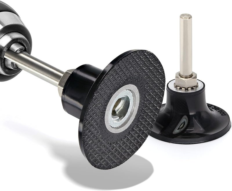 Ram-Pro 2 Inch Disc Pad Holder with ¼” Shank, Die Grinder Sanding Suitable for Roloc, Quick Change Medium Disc Attachments for Polishing, Sanding and Surface Preparation, – by Ram Pro - Image 2