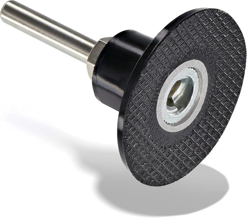 Ram-Pro 2 Inch Disc Pad Holder with ¼” Shank, Die Grinder Sanding Suitable for Roloc, Quick Change Medium Disc Attachments for Polishing, Sanding and Surface Preparation, – by Ram Pro - Image 1