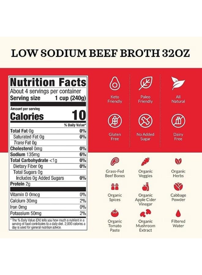 Kettle & Fire Kettle And Fire Broth Beef Cookng Ls 32 OZ - Image 2