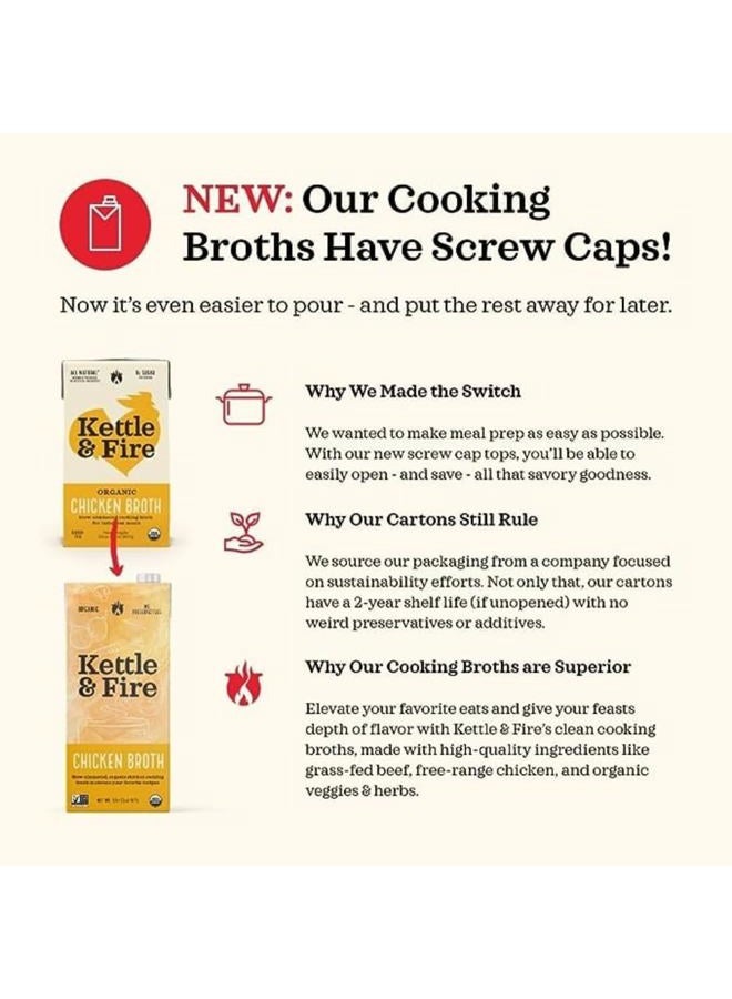 Kettle & Fire Kettle And Fire Broth Beef Cookng Ls 32 OZ - Image 5