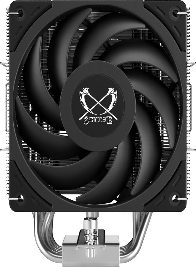 سايذ مبرد هوائي لوحدة المعالجة المركزية Scythe Mugen 6، يدعم معالجات Intel LGA1700 وLGA1151 وAMD AM5 وAM4، 120 مم، برج واحد، غطاء علوي من الألومنيوم (Mugen 6) - Image 2