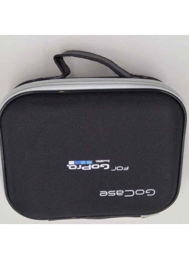 Generic Gopro Storage Bag Medium Camera Gopro Accessories Storage Bag EVA Silk Screen Logo Gopro Supply-Color:Black  - Image 3