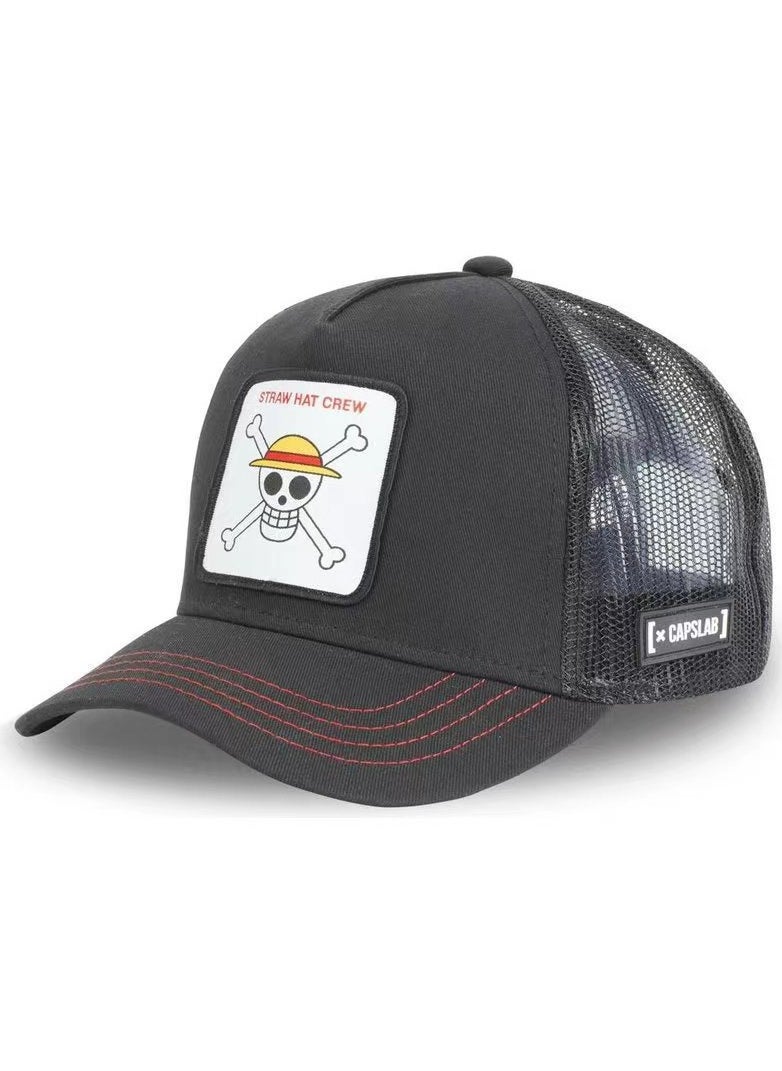 KUYING Popular Anime Pirate King Breathable Sunshade Bbaseball Cap 