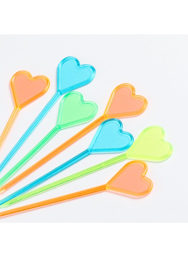 كلين سبوت نيو سورد بوكر - شوكة فواكه بلاستيكية على شكل قلب - شوكة معجنات قابلة لإعادة الاستخدام - Image 2