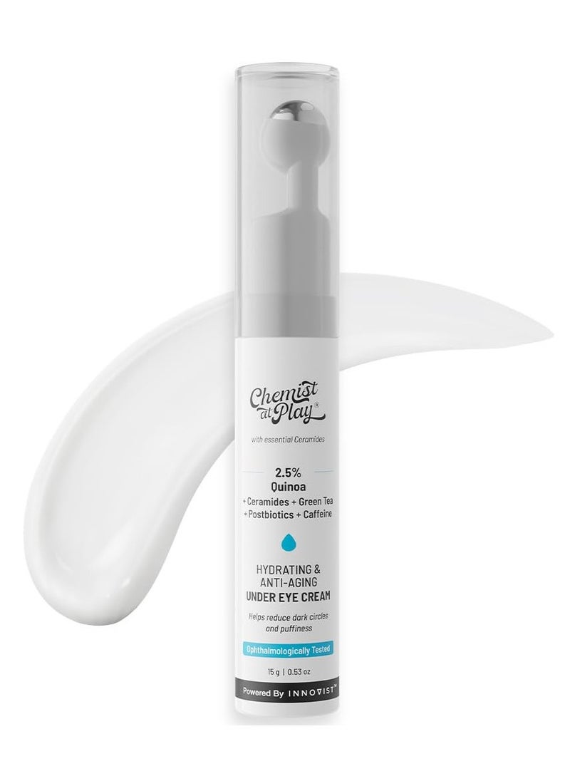 Chemist It Play Under Eye Cream with 2% Quinoa Fragrance that defines dark circles, puffiness and wrinkles