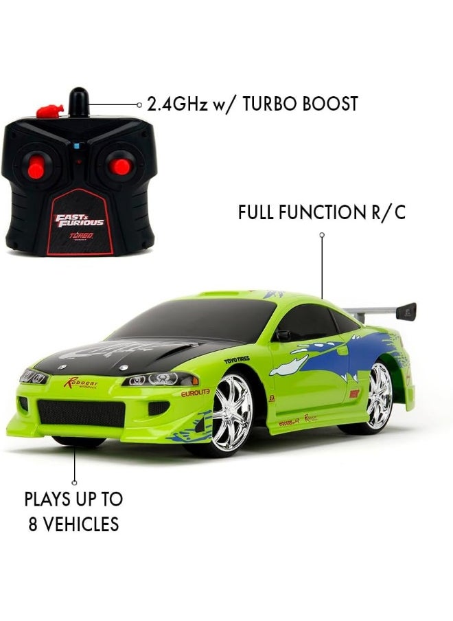 Jada Fast & Furious Brian's Mitsubishi Eclipse Remote Control Car 1:16