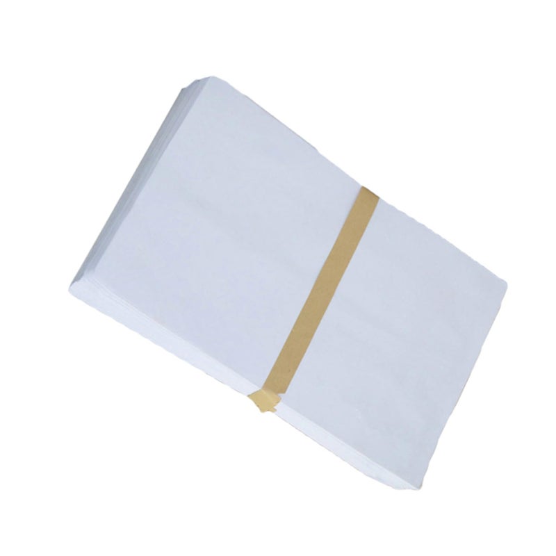 Thick Kraft Paper Envelopes 100pcs White Blank for Letters Invitations Business Cash Handling - Image 2