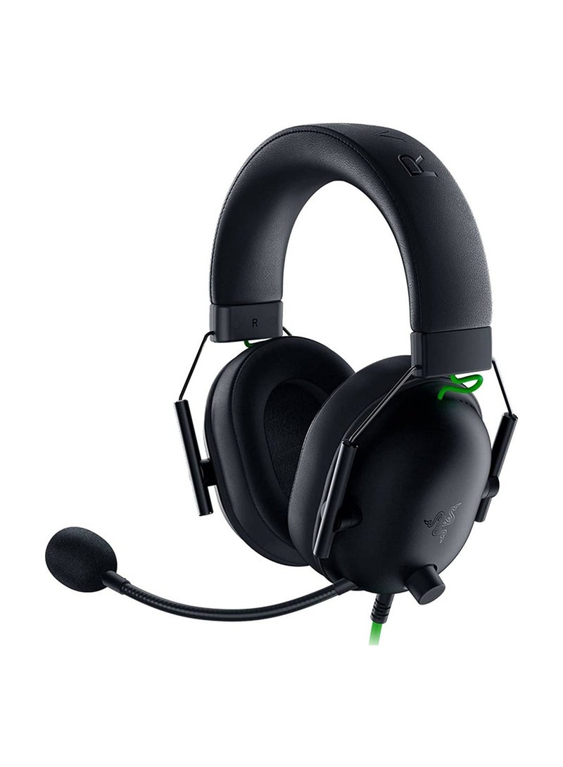 BlackShark V2 X Gaming Headset: 7.1 Surround Sound, 50mm Drivers, Memory Foam Cushion, for PC, PS4, PS5, Switch, Xbox One, Xbox Series X|S, Mobile, 3.5mm Audio Jack, Classic Black - Image 1