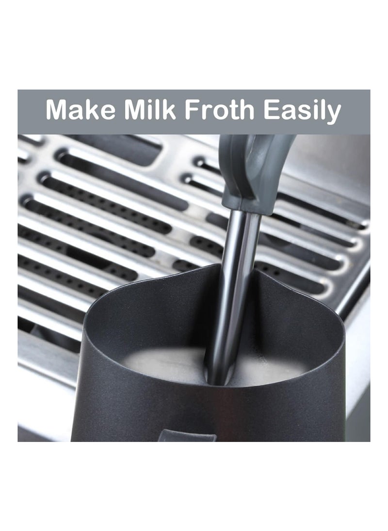SYOSI - Coffee Maker Steam N3&4 Hole Nozzle, 304 Stainless Steel Steam Wand Milk Foam Spout with Multiple Holes Steam Wand Tip for Breville 8 Series Espresso Machine Steam Wand Tip Part Replacement - Image 1