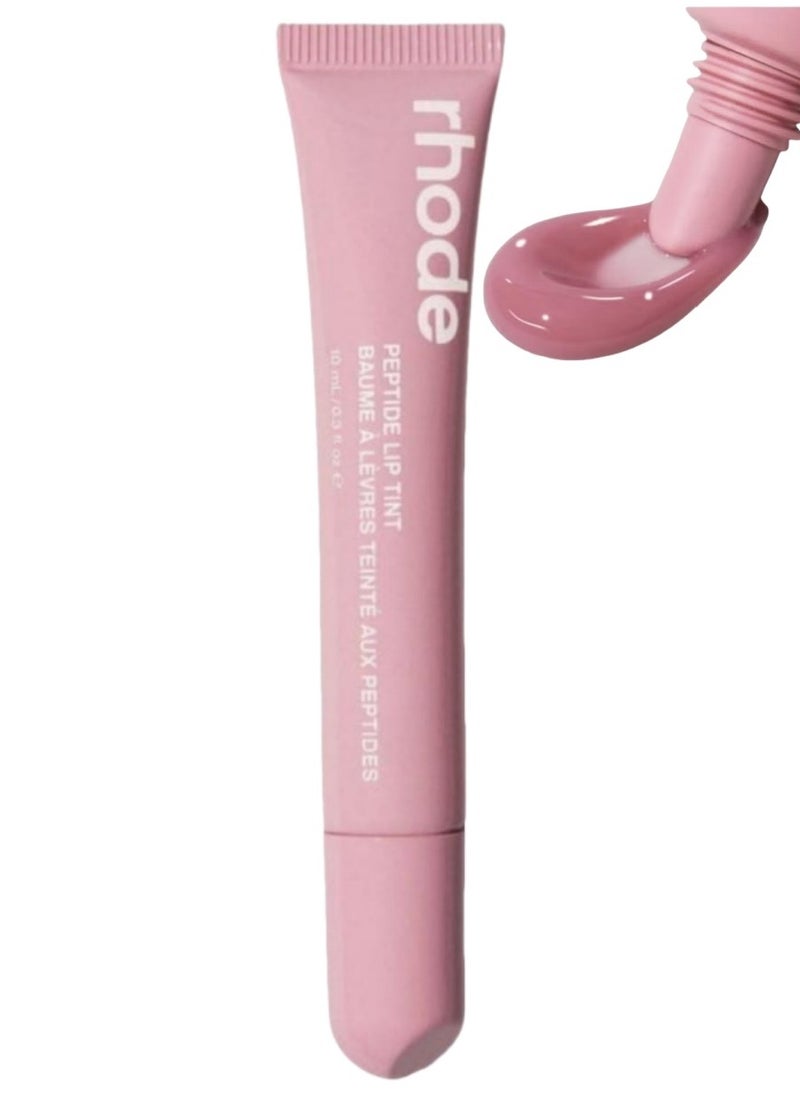 rhode - Peptide Lip Tint, Lip Gloss Lip Balm Moisturizes Lips, Tinted Lipstick, Helps Lock Moisture for Fuller & Softer Lips 10ml(RIBBON) - Image 1