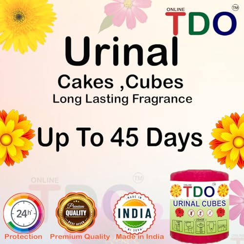 TDO Urinal Cube for Toilet Urinal cakes for toilet and Bathroom Urinal & Sanitary cubes Air Freshener for Toilet,Bathroom,Napthalene balls Washbasins & Sink Pack of 3 Set Each set 2 Pcs (210 Gram) - Image 4