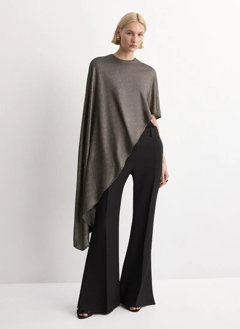 MANGO  Asymmetric lúrex cape for Women | Best Price UAE