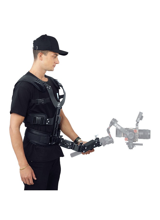 DF DIGITALFOTO - THANOS-SE Compact Tiltable Universal Gimbal Supporting Vest System 2-8kg Load Capacity Compatible with DJI RS2/RS3/Zhiyun Crane 3S/ Weebill S Gimbal Stabiliers - Image 1