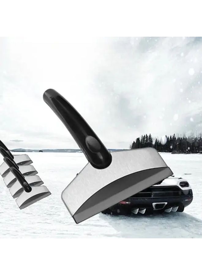 5 Pcs Short Handle Stainless Steel Car Snow Shovel And Ice Scraper Set - Image 1