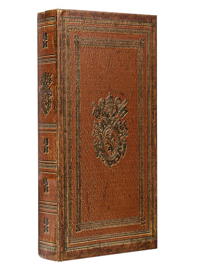 DROFELY Decorative Book Box Fake Leather Embossed Cover Vintage Style Brown Storage Box - Large 1-06, Decoration for Coffee Table, Bookshelves, Jewelry, Postcard, Photo Storage, Graduation Gift - Image 1