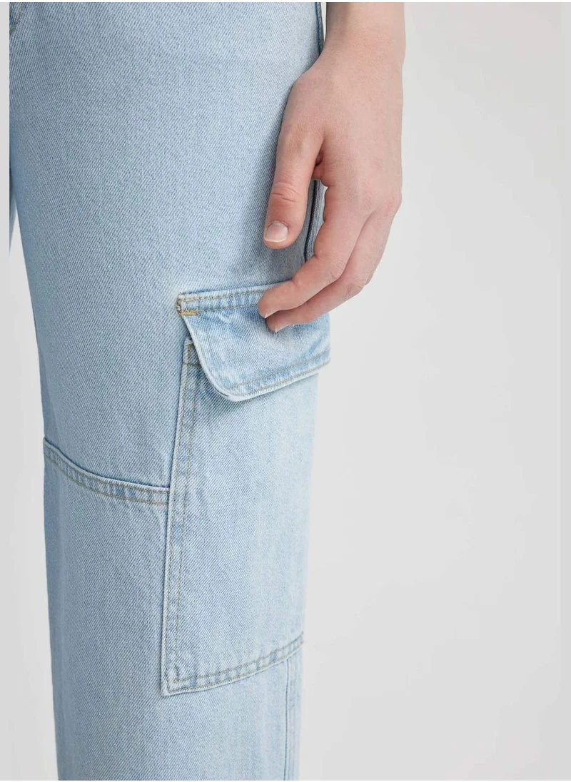 DeFacto Woman Cargo Fit Denim Trousers