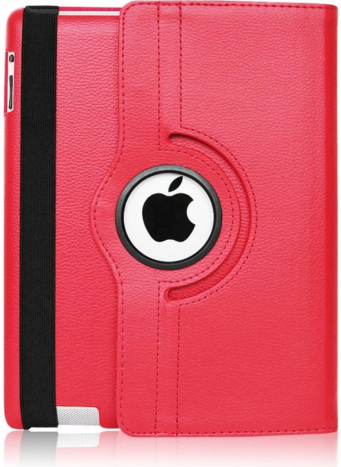 FUJIMAX Apple iPad 4 Case 4th Generation Rotating Leather Case with Horizontal and Vertical Stand (Model A1458,A1459,A1460)