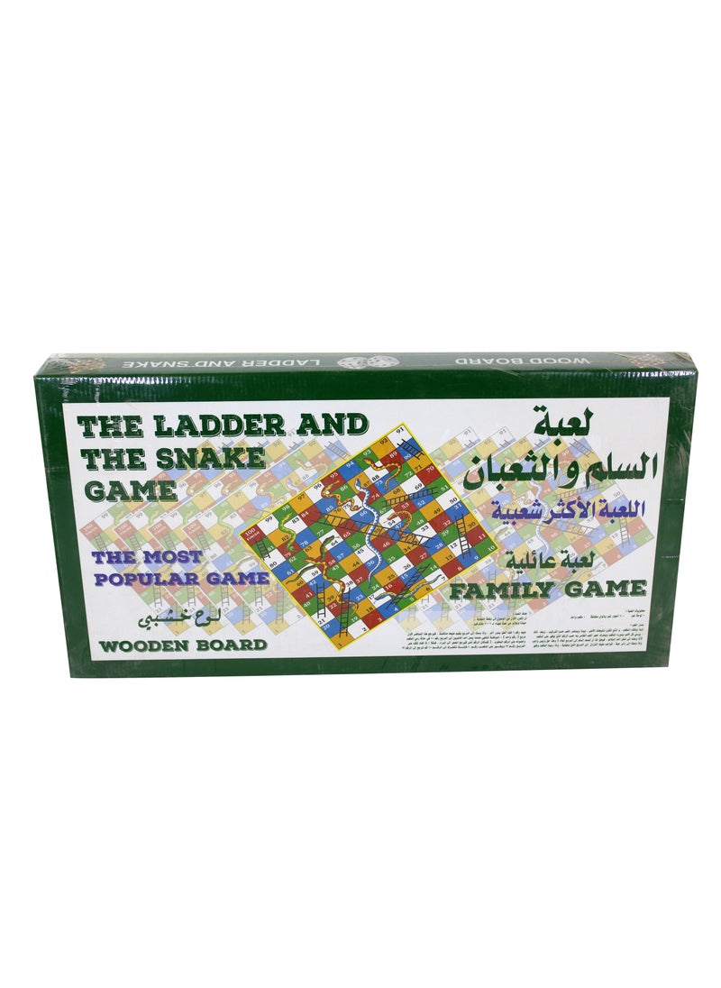 Snakes and ladders board game