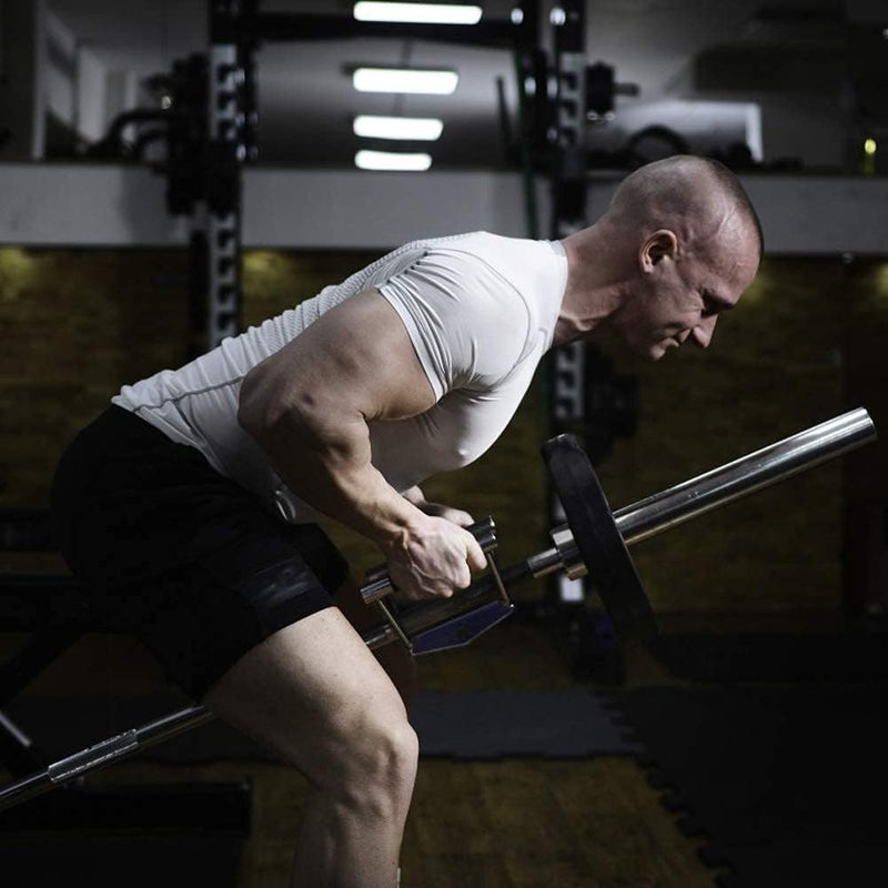 klarako Double D Row Handle Cable Attachment, Heavy Duty Steel Rowing Machine Exercise Handle Non-Slip Triceps V Shape Press Down Bar with Rubber Handg for Home Gym Workout Strength ing - Image 5