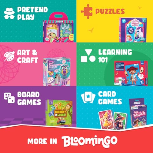 Bloomingo 123 Ride with Animals : Hands-On Counting, Number Recognition & Early Math for Kids | 50+ Engaging Pieces, Flashcards & Activity Sheets | Educational Matching Game for Kids Ages 3+ - Image 4
