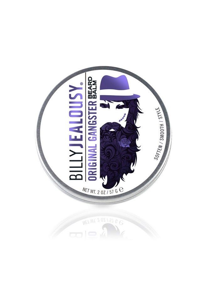 Billy Jealousy - Beard Balm With Light Hold & Low Shine, Everyday Beard Styling Balm Loaded With Coconut, Shea & Sunflower Oils For Smooth & Nourished Beard & Skin, Oud Wood, 2 Oz - Image 1