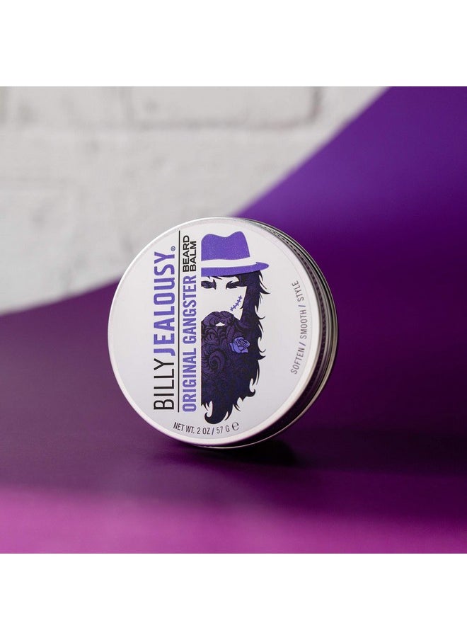 Billy Jealousy - Beard Balm With Light Hold & Low Shine, Everyday Beard Styling Balm Loaded With Coconut, Shea & Sunflower Oils For Smooth & Nourished Beard & Skin, Oud Wood, 2 Oz - Image 1