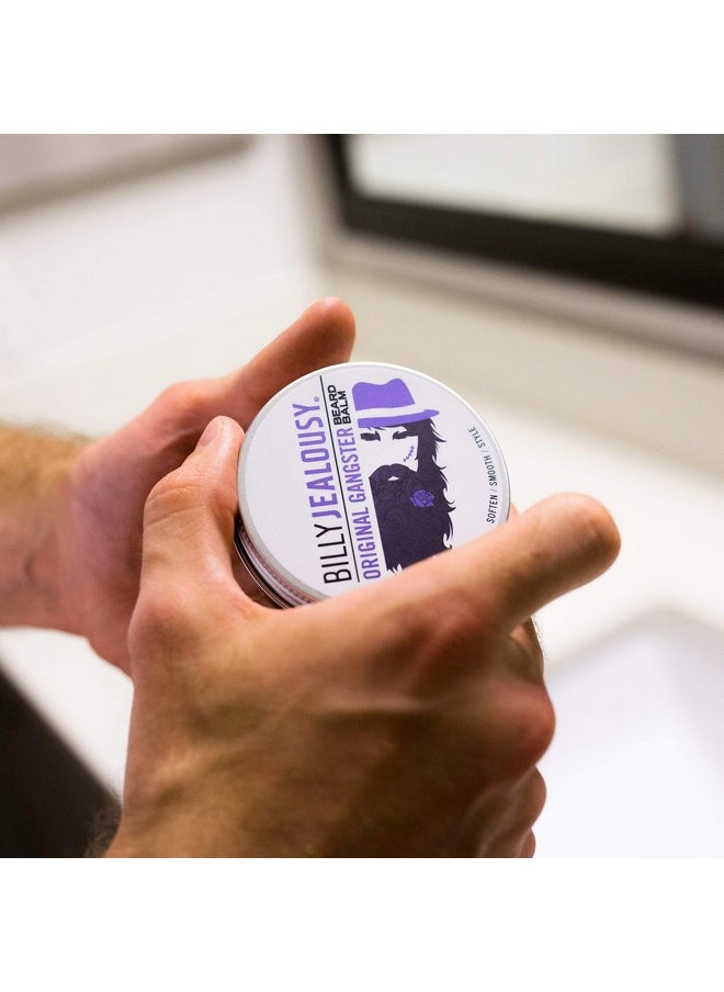 Billy Jealousy - Beard Balm With Light Hold & Low Shine, Everyday Beard Styling Balm Loaded With Coconut, Shea & Sunflower Oils For Smooth & Nourished Beard & Skin, Oud Wood, 2 Oz - Image 1