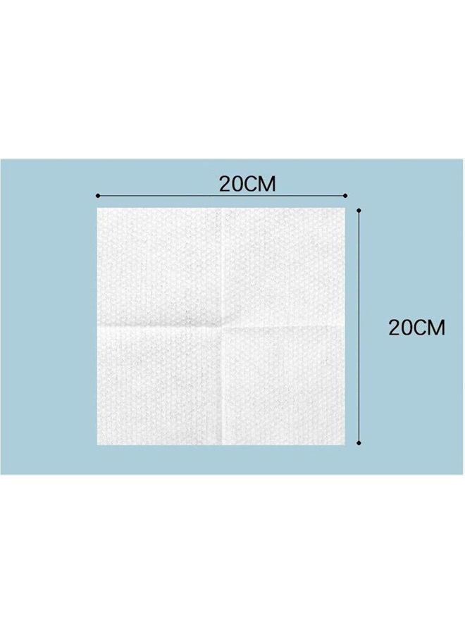 XICHEN 2 box of 80 pcs Disposable Towel for Washing Face Cotton Pads Cosmetic Cotton Can be wet and dry - Image 3