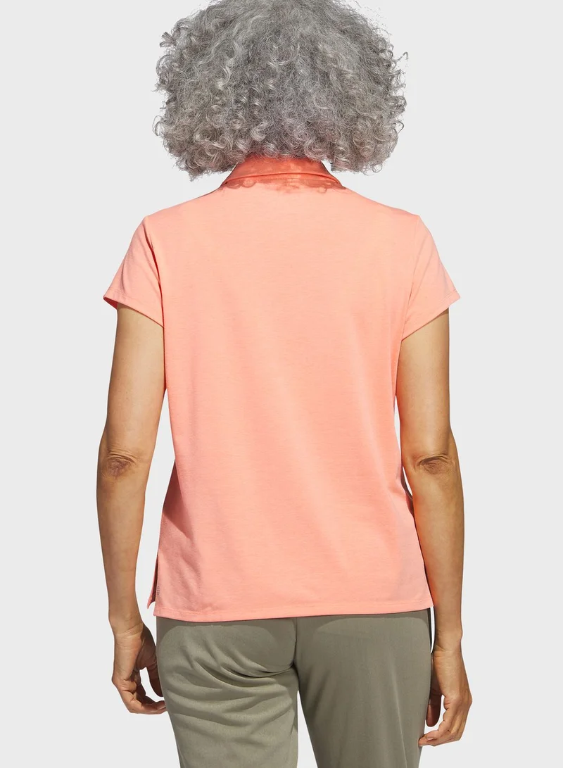 Adidas Go-To Heathered Polo