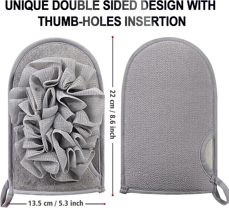 Sysmie 2 Packs Bath Sponge,Sponge Loofah Body Scrubber,Shower Pouf Cleaning Loofah Sponge,Shower Use Sponge for Body Wash Bathroom Men Women… - Image 3