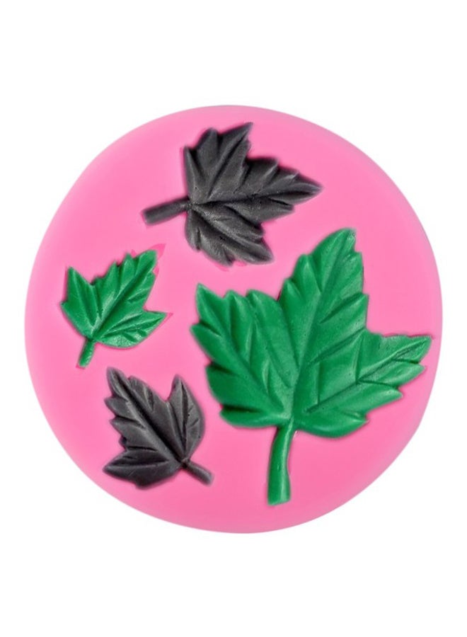 قالب خَبز على شكل ورقة القيقب بتصميم ثلاثي الأبعاد وردي 7 x 1Ø³Ù†ØªÙŠÙ…ØªØ± - Image 4