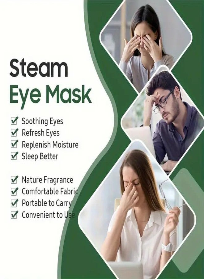CESITRA Heated Eye Mask, 05 Packs Eye Masks for Dark Circles and Puffiness Dry Eyes Stress Relief Disposable Steam Eye Mask, Works Better with Eye Cream, Portable for Beauty Personal Care - Unscented - Image 3