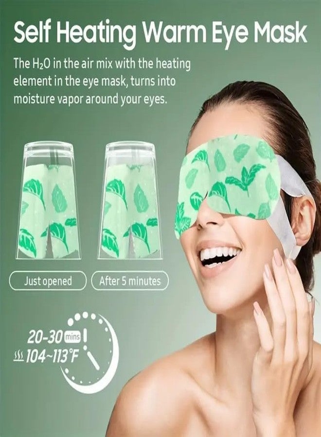 CESITRA Heated Eye Mask, 05 Packs Eye Masks for Dark Circles and Puffiness Dry Eyes Stress Relief Disposable Steam Eye Mask, Works Better with Eye Cream, Portable for Beauty Personal Care - Unscented - Image 2