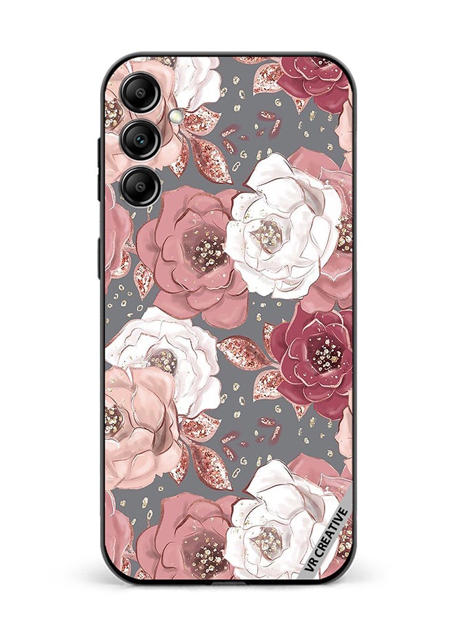 VR CREATIVE Protective Case Cover For Samsung Galaxy A15 5G/A15 Rose Flower Design Multicolour - Image 1