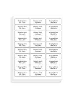 FungLam 1" X 2-5/8" Shipping Address Labels 900 Label Stickers Paper For Laser/Inkjet Printer 30 Per Page Printable Mailing Labels (30 Sheets, 900 Labels)  - Image 1